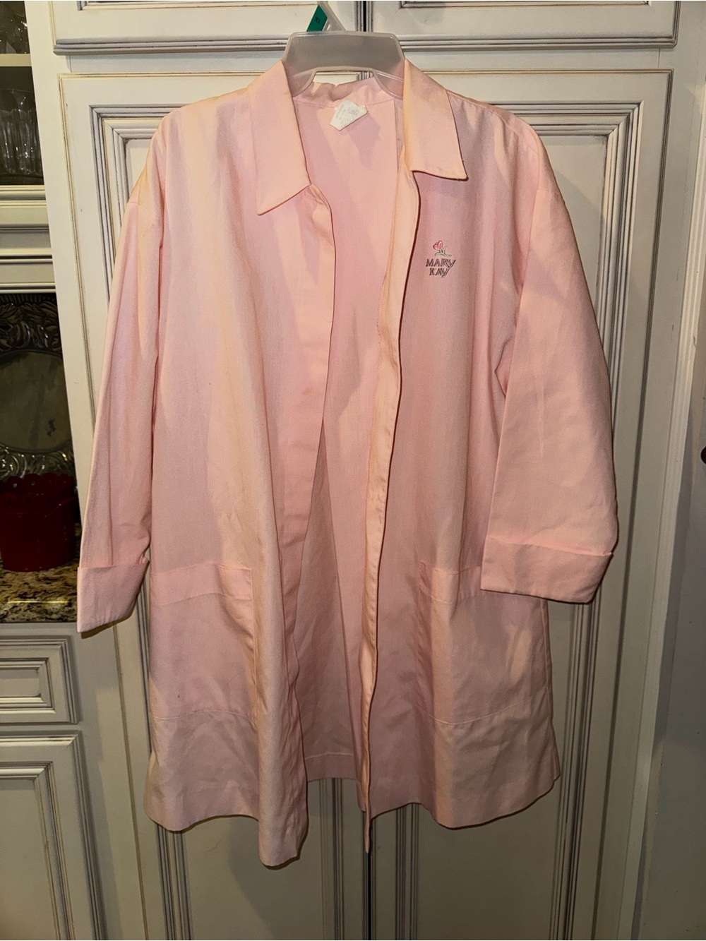 Mary Kay Light Pink Open-Front Coat Jacket